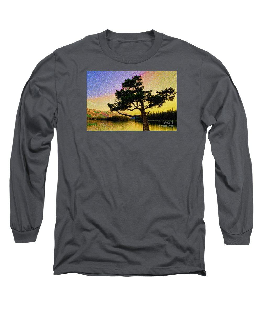 Long Sleeve T-Shirt - Abstract Landscape 0750