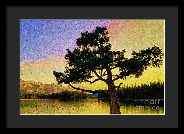 Framed Print - Abstract Landscape 0750