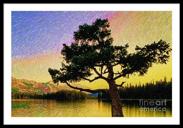 Framed Print - Abstract Landscape 0750