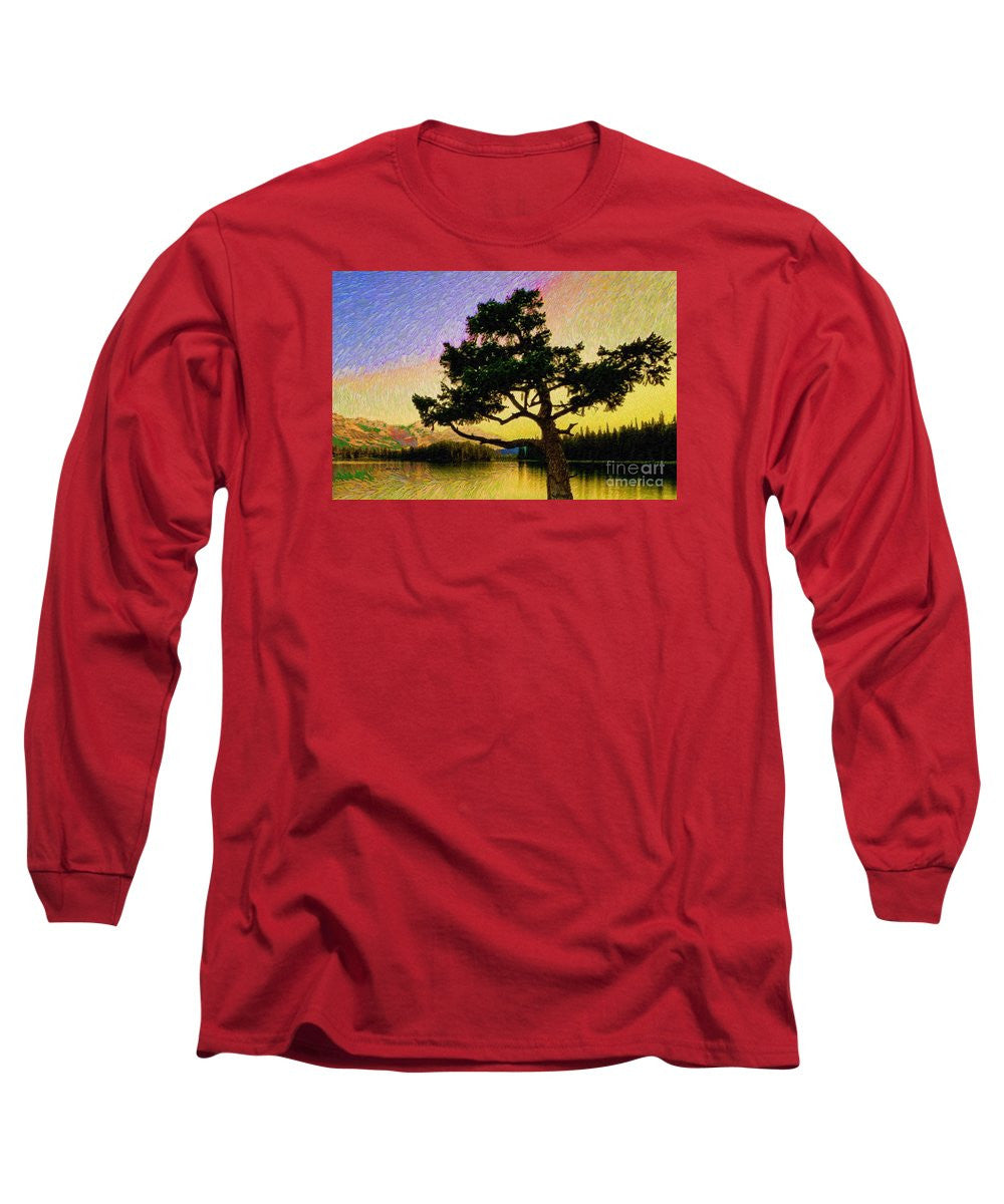 Long Sleeve T-Shirt - Abstract Landscape 0750