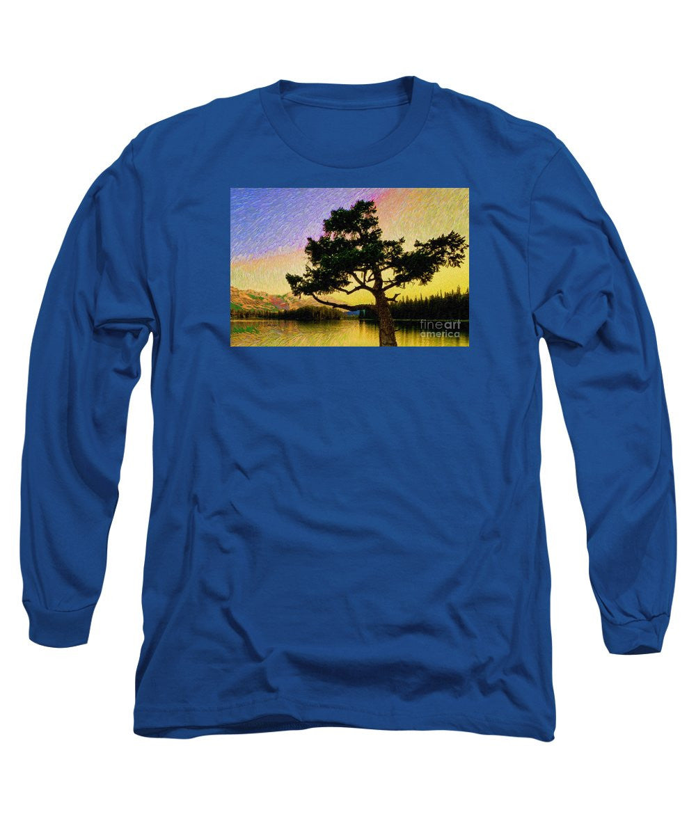 Long Sleeve T-Shirt - Abstract Landscape 0750