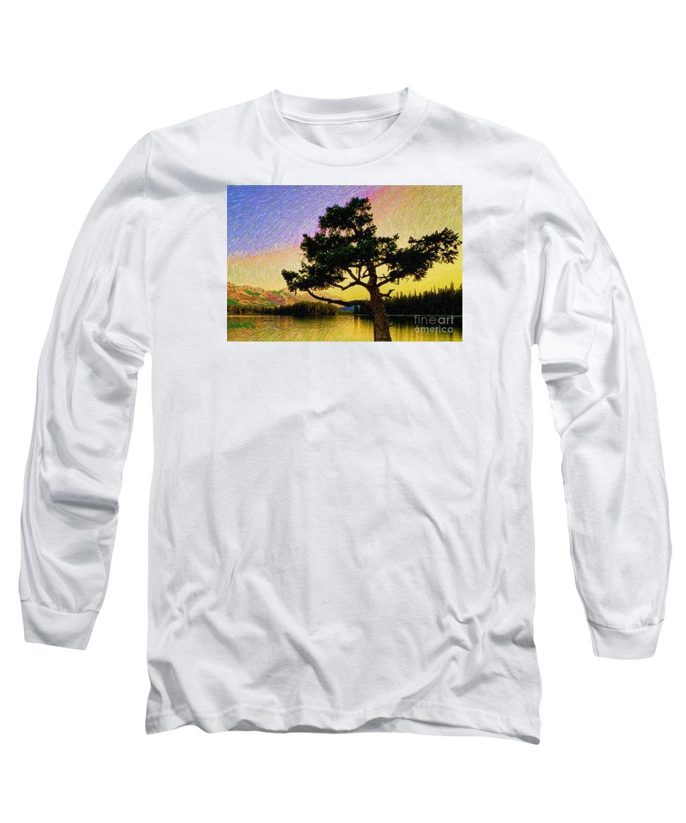 Long Sleeve T-Shirt - Abstract Landscape 0750