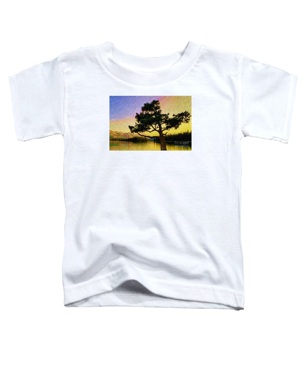 Toddler T-Shirt - Abstract Landscape 0750