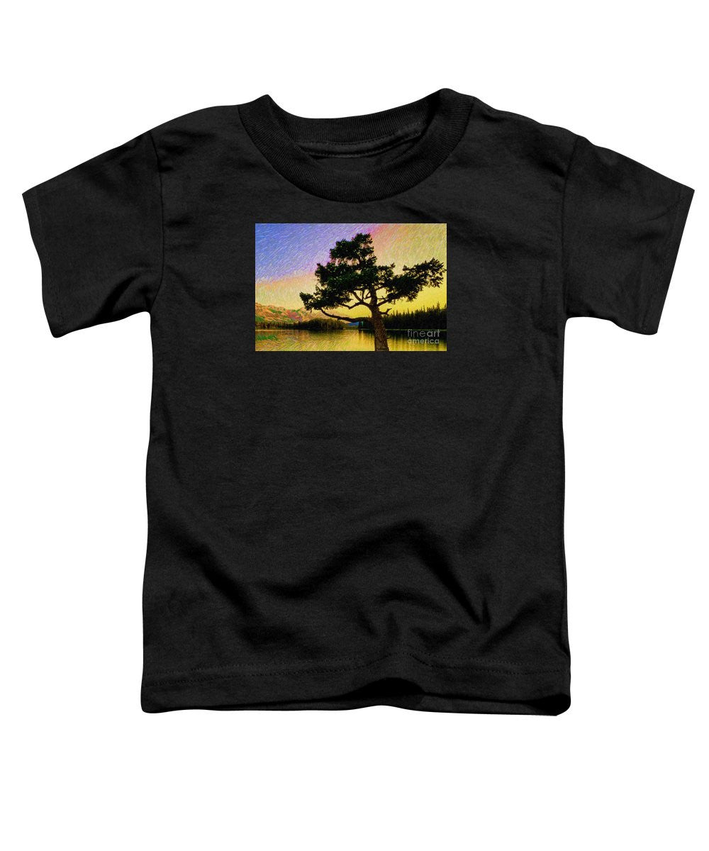 Toddler T-Shirt - Abstract Landscape 0750