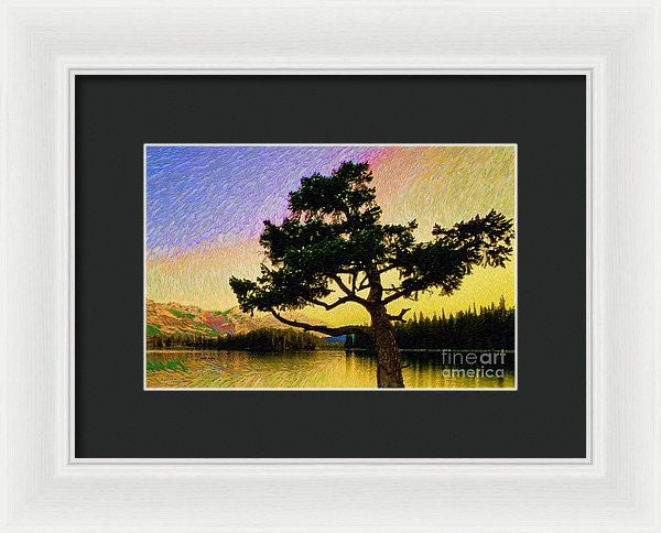 Framed Print - Abstract Landscape 0750