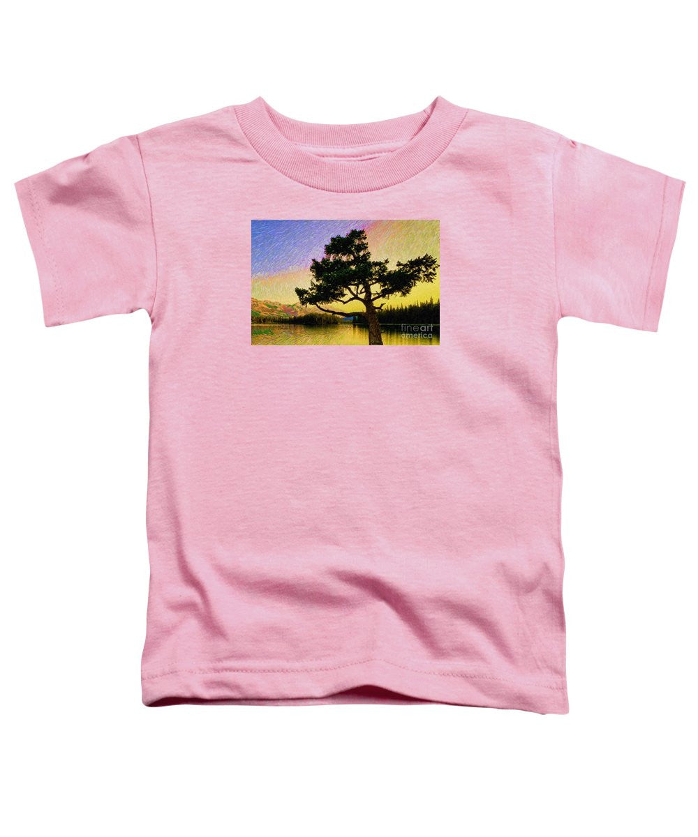 Toddler T-Shirt - Abstract Landscape 0750