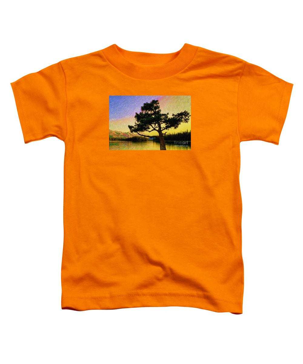 Toddler T-Shirt - Abstract Landscape 0750