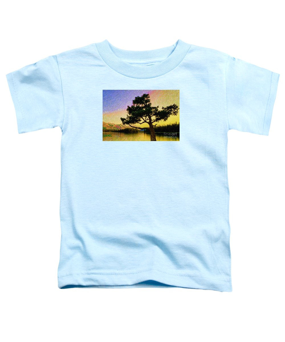 Toddler T-Shirt - Abstract Landscape 0750