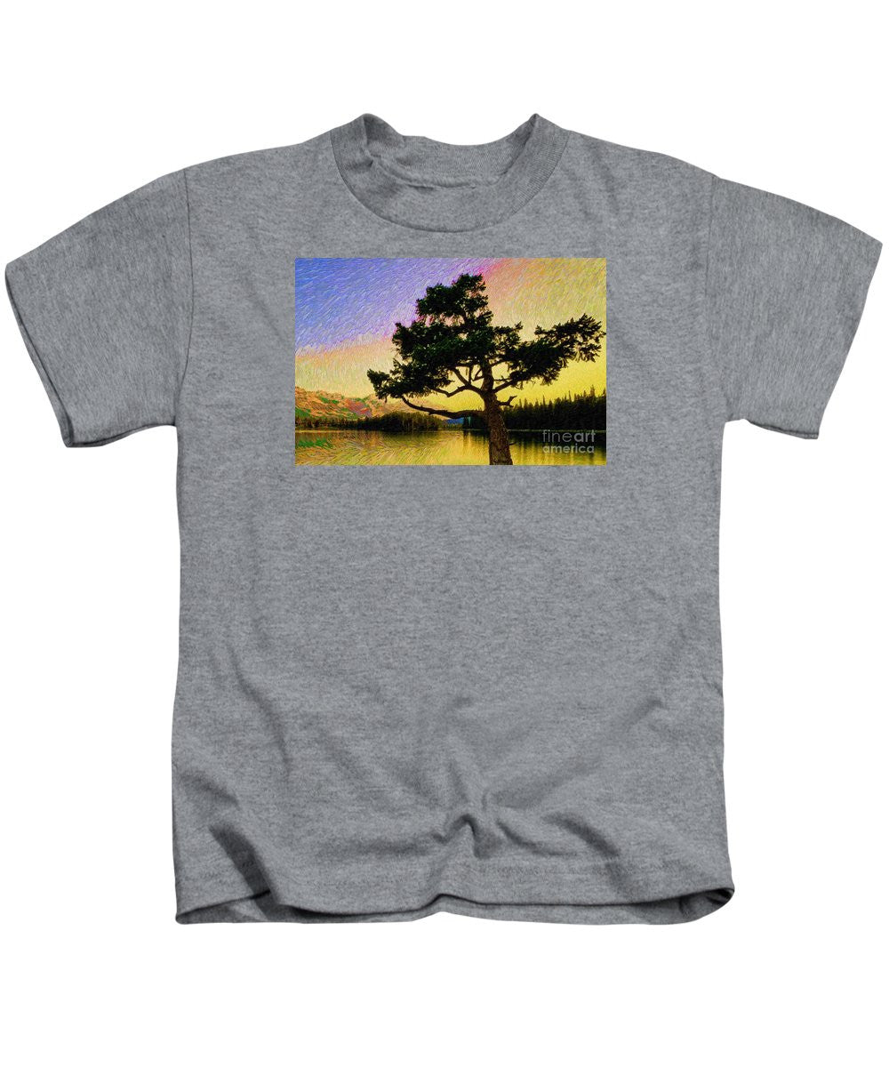 Kids T-Shirt - Abstract Landscape 0750