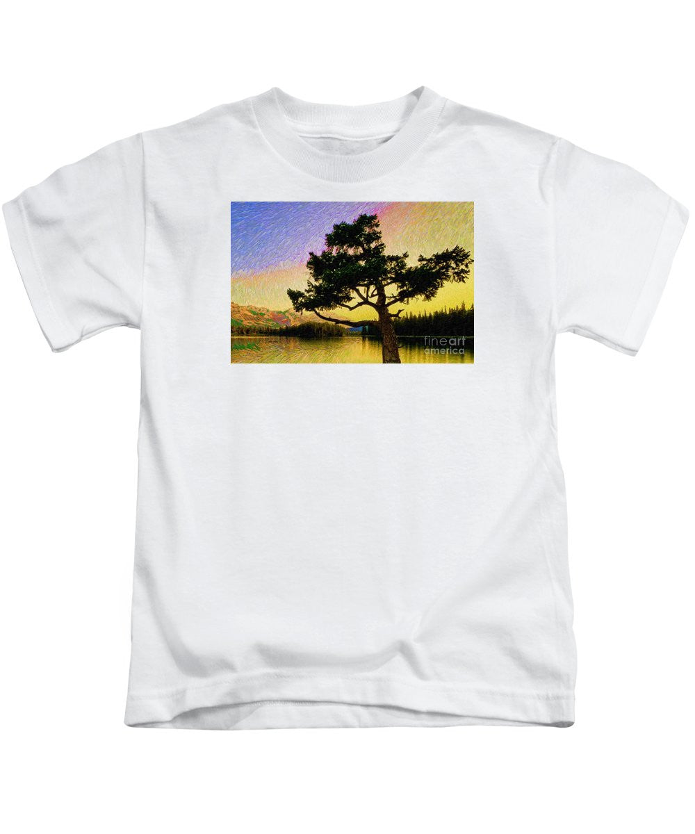 Kids T-Shirt - Abstract Landscape 0750