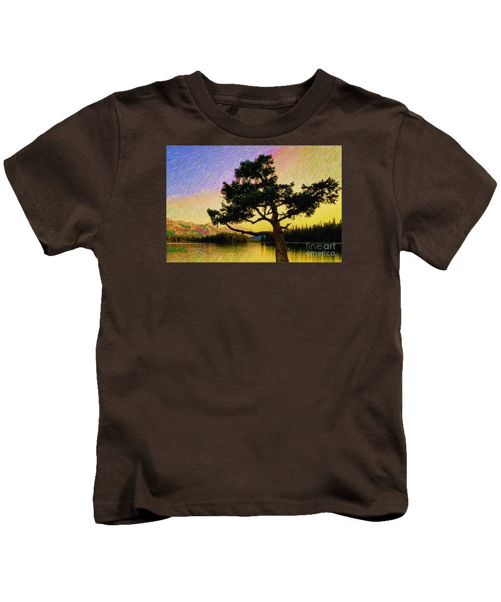 Kids T-Shirt - Abstract Landscape 0750