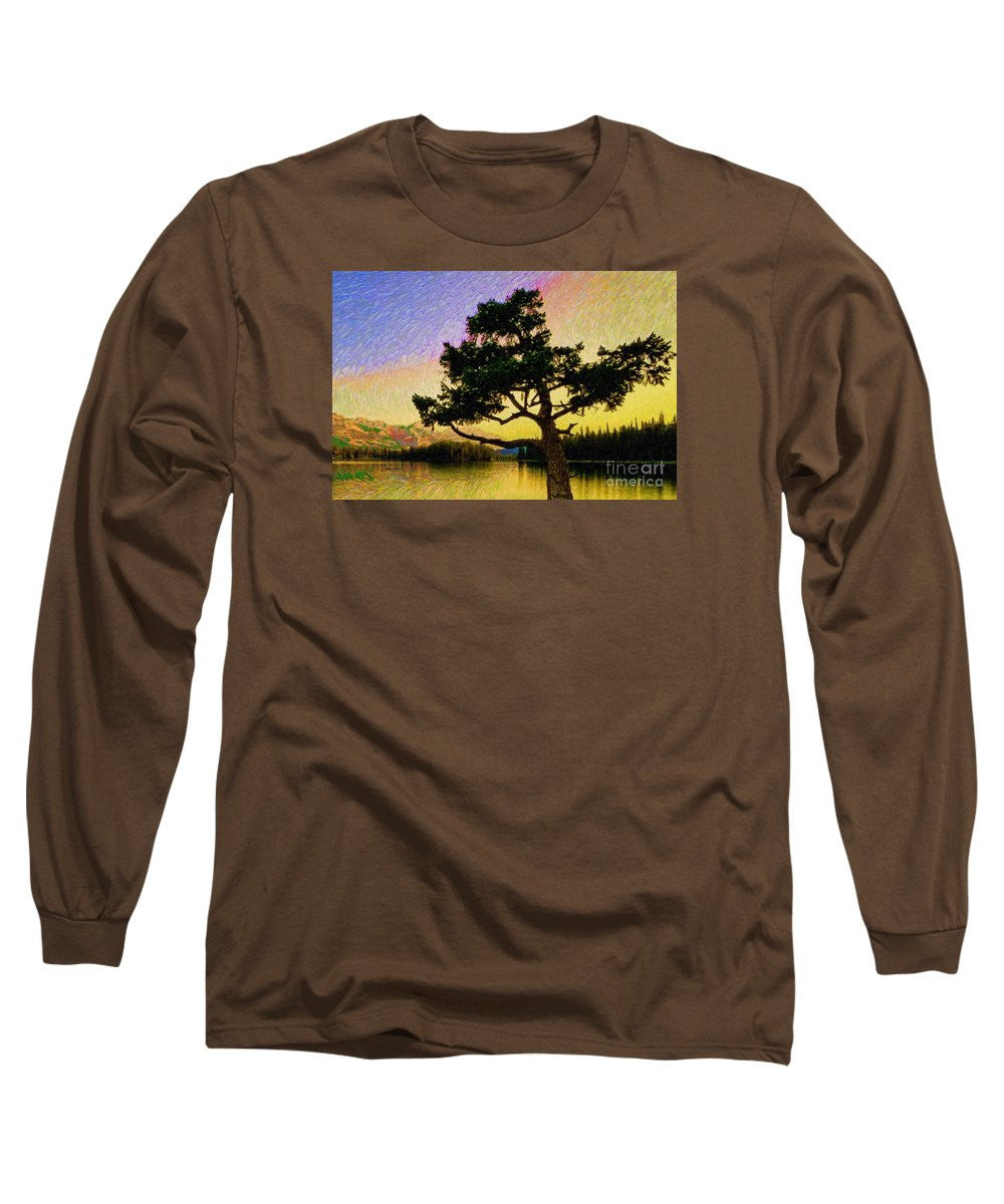 Long Sleeve T-Shirt - Abstract Landscape 0750