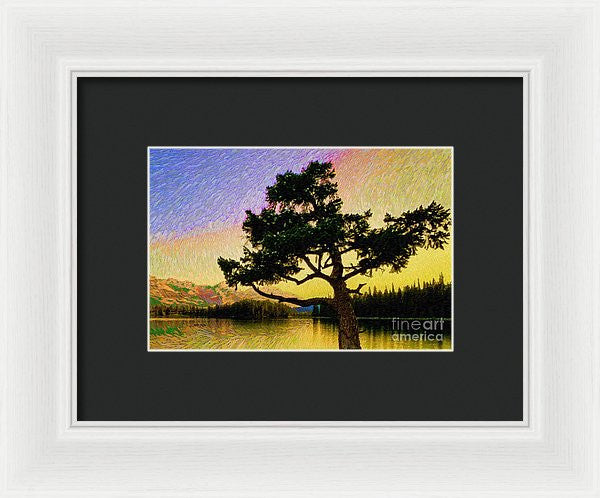 Framed Print - Abstract Landscape 0750