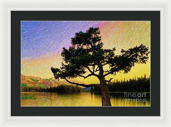 Framed Print - Abstract Landscape 0750