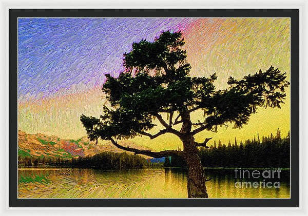 Framed Print - Abstract Landscape 0750