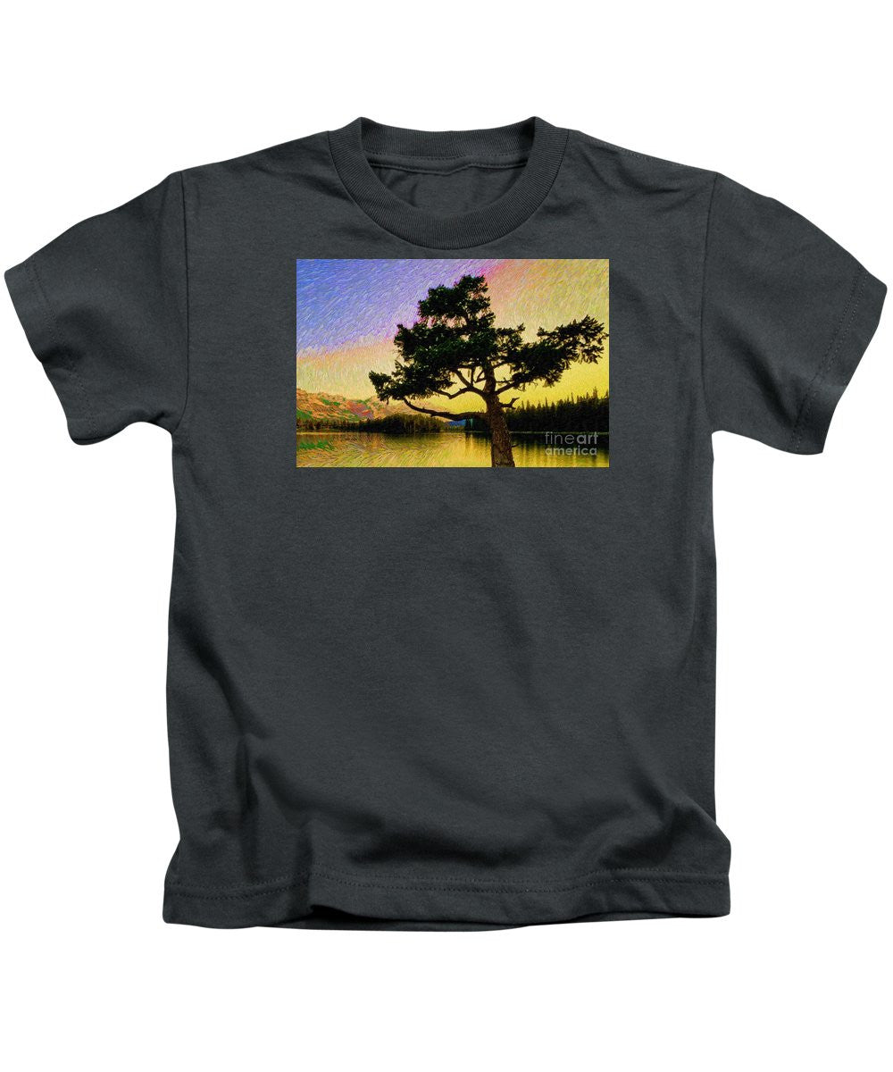 Kids T-Shirt - Abstract Landscape 0750