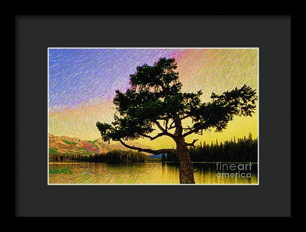 Framed Print - Abstract Landscape 0750