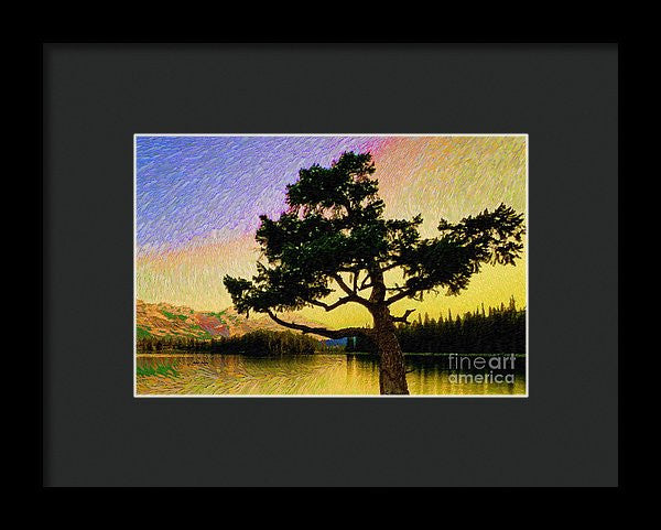 Framed Print - Abstract Landscape 0750