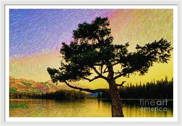 Framed Print - Abstract Landscape 0750