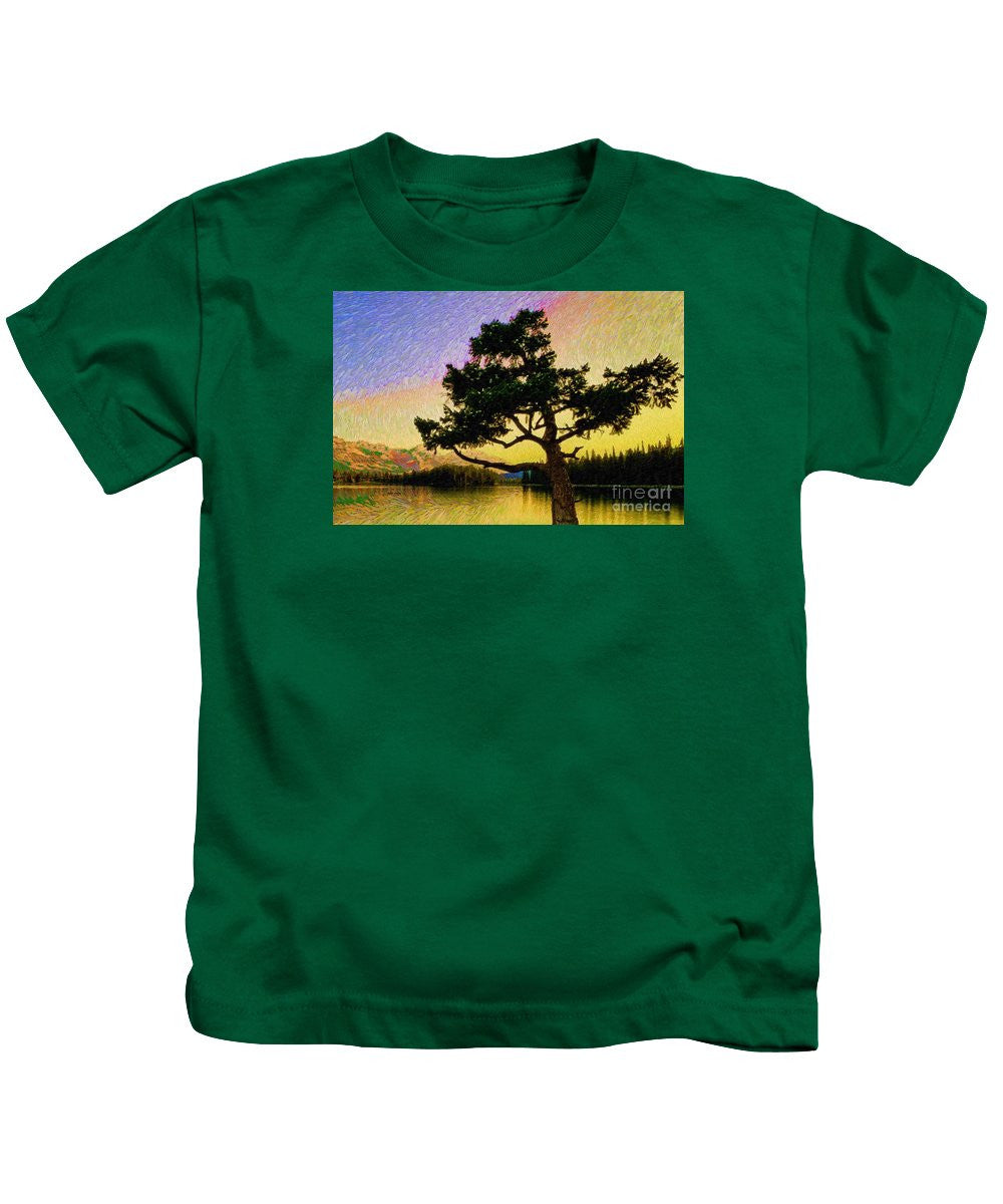 Kids T-Shirt - Abstract Landscape 0750