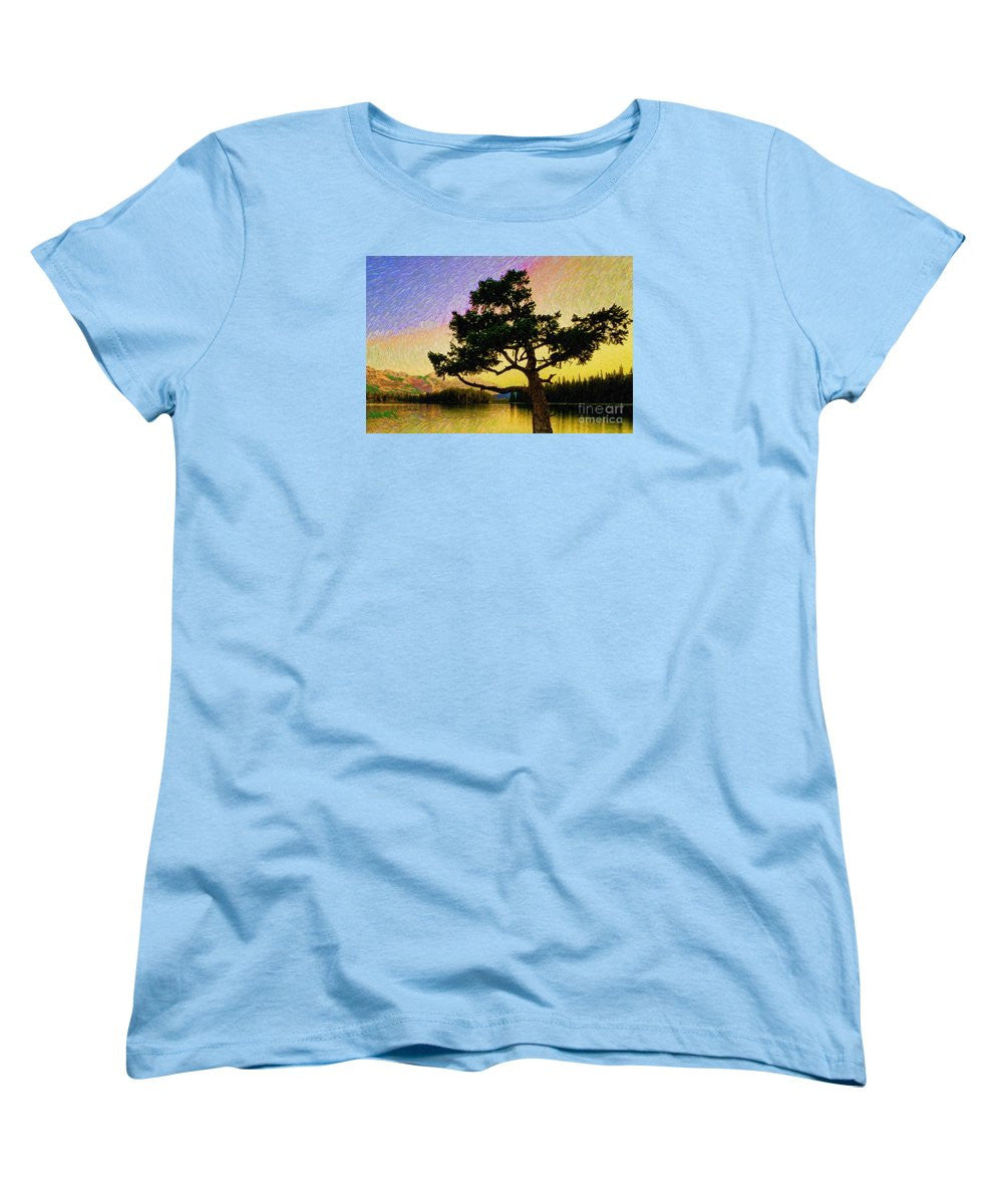 Women's T-Shirt (Standard Cut) - Abstract Landscape 0750