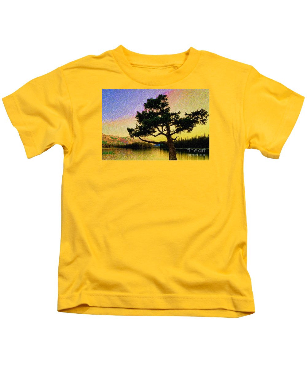 Kids T-Shirt - Abstract Landscape 0750