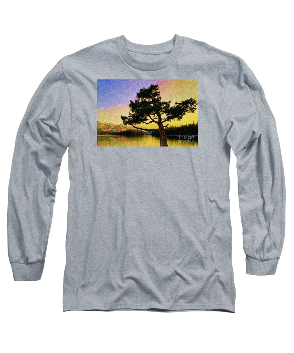 Long Sleeve T-Shirt - Abstract Landscape 0750