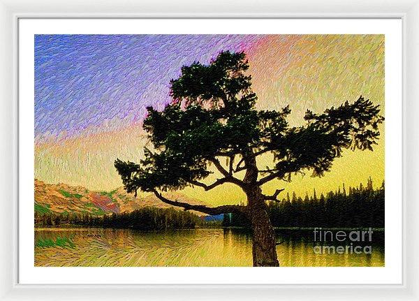 Framed Print - Abstract Landscape 0750