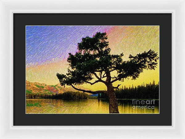 Framed Print - Abstract Landscape 0750