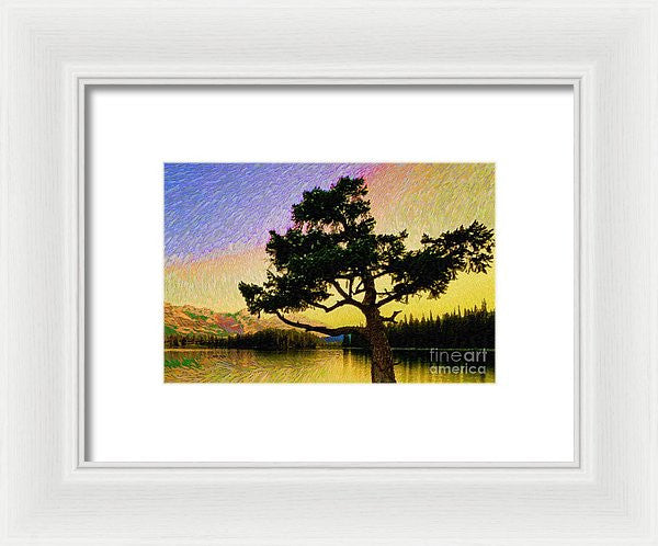 Framed Print - Abstract Landscape 0750