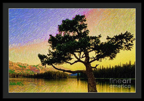 Framed Print - Abstract Landscape 0750