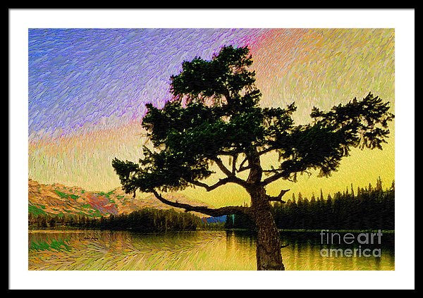 Framed Print - Abstract Landscape 0750