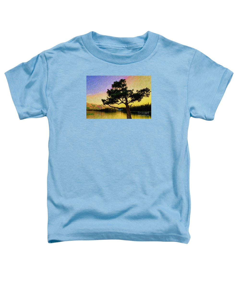 Toddler T-Shirt - Abstract Landscape 0750