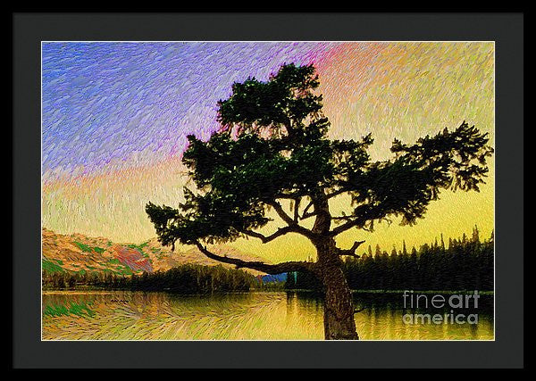 Framed Print - Abstract Landscape 0750