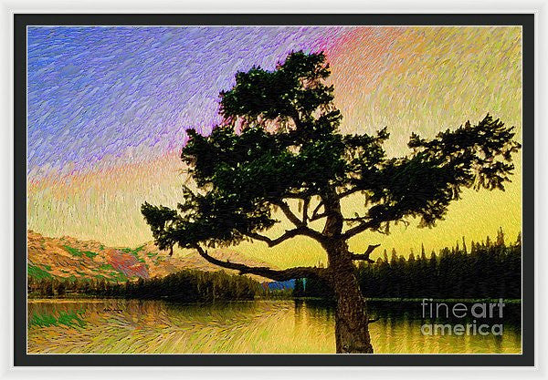 Framed Print - Abstract Landscape 0750