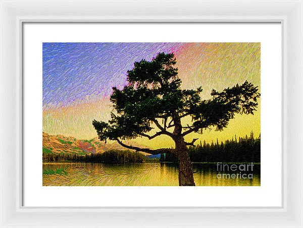 Framed Print - Abstract Landscape 0750