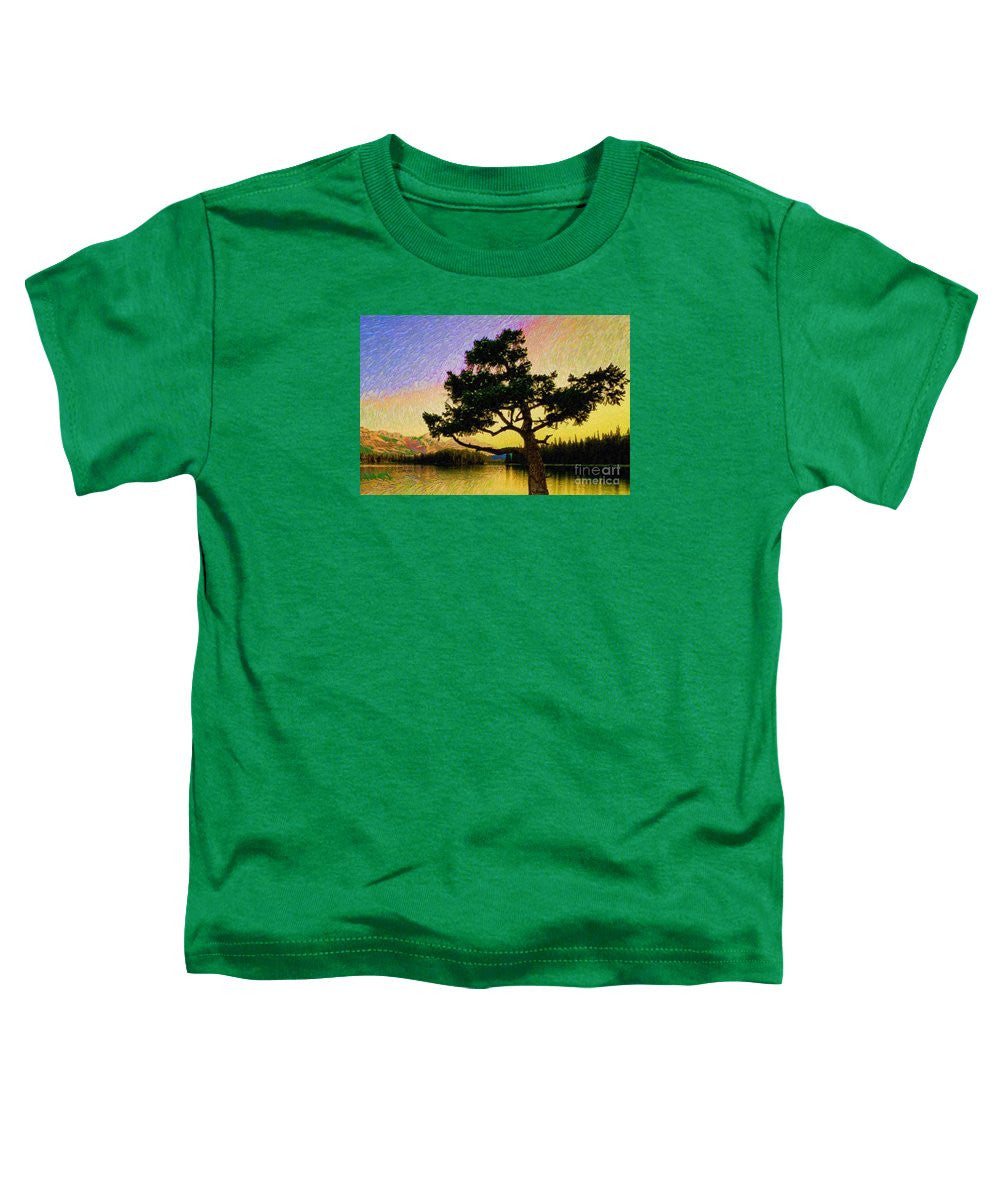 Toddler T-Shirt - Abstract Landscape 0750