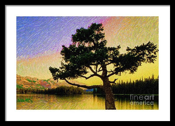 Framed Print - Abstract Landscape 0750