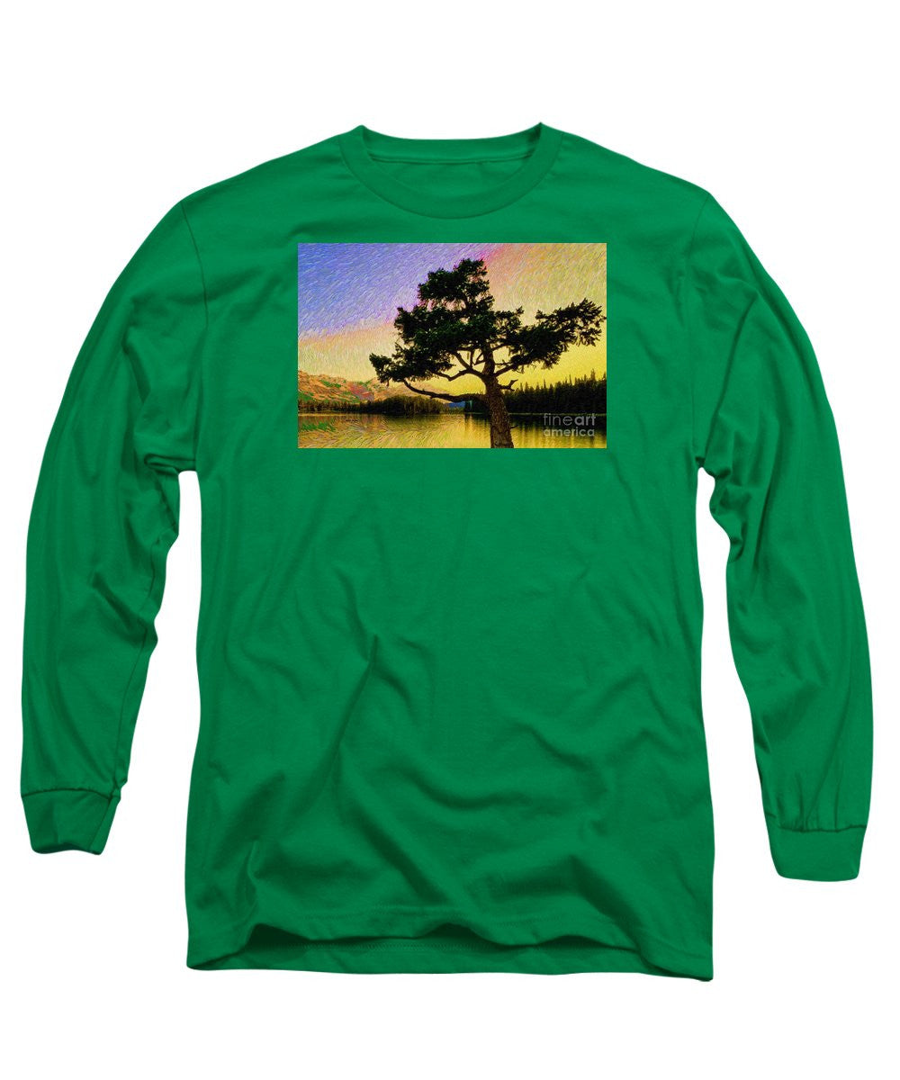 Long Sleeve T-Shirt - Abstract Landscape 0750