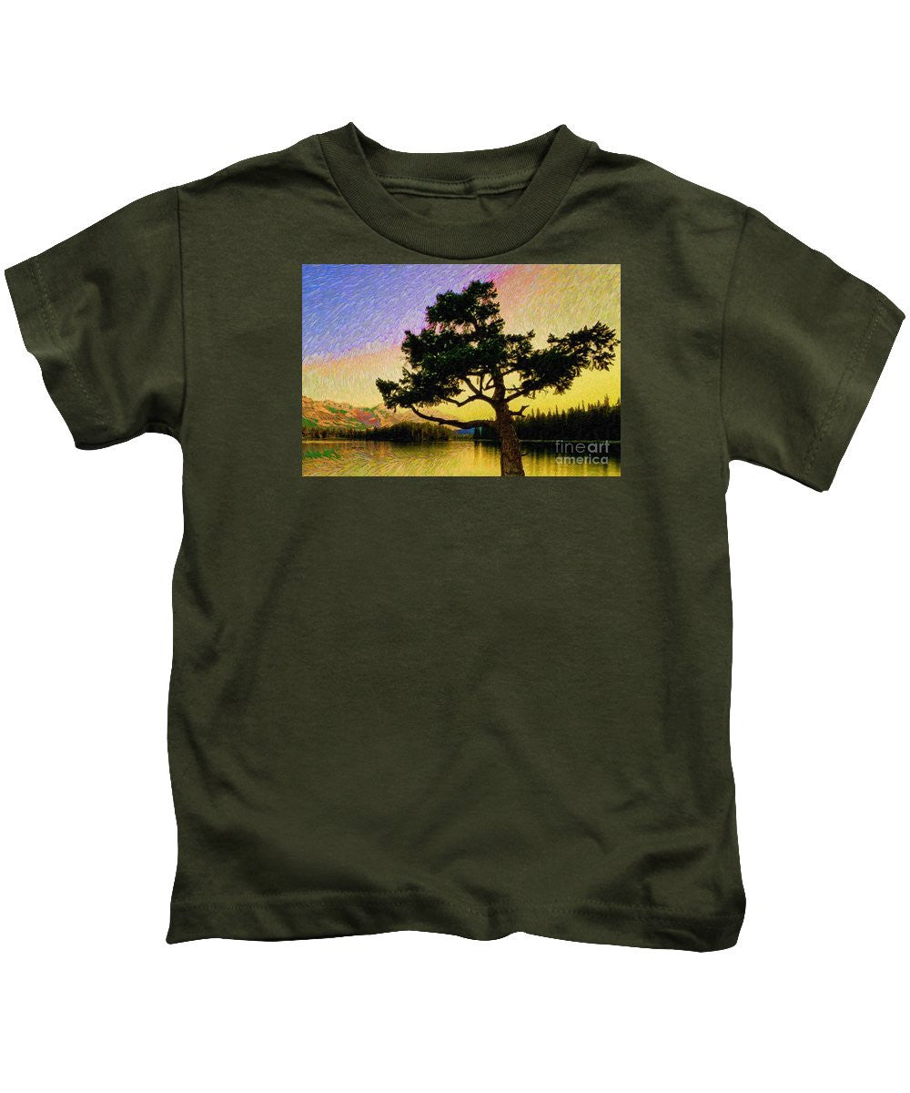 Kids T-Shirt - Abstract Landscape 0750