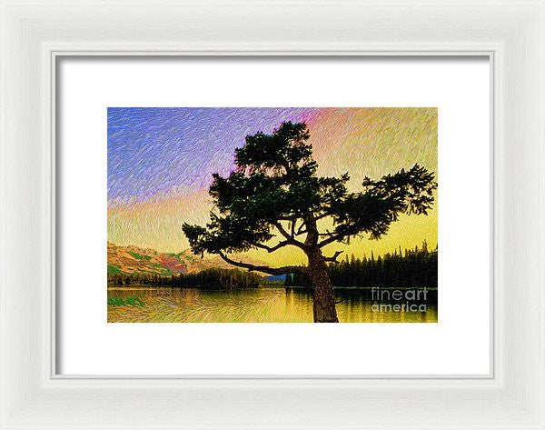 Framed Print - Abstract Landscape 0750