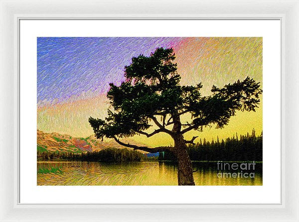 Framed Print - Abstract Landscape 0750