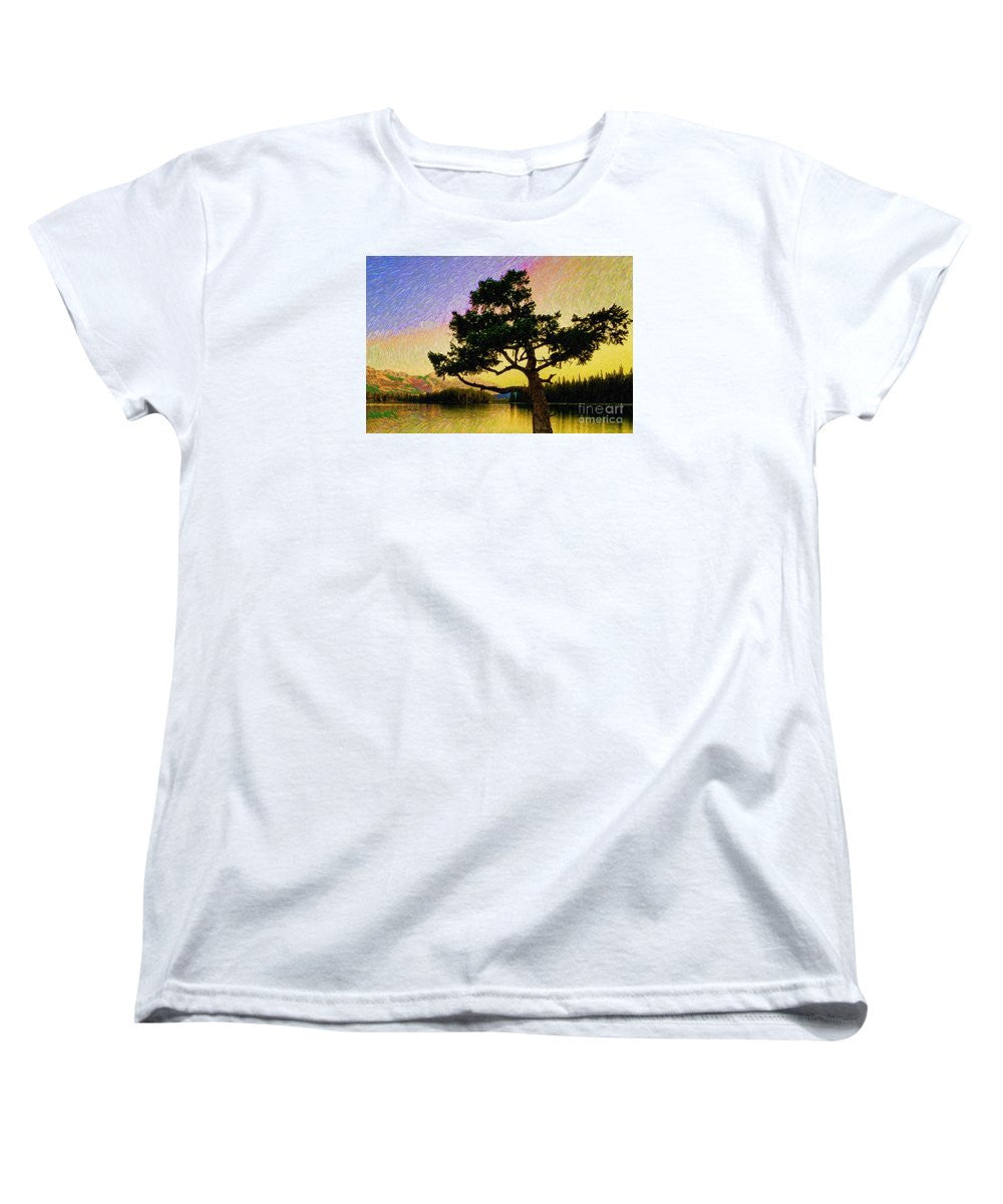 Women's T-Shirt (Standard Cut) - Abstract Landscape 0750