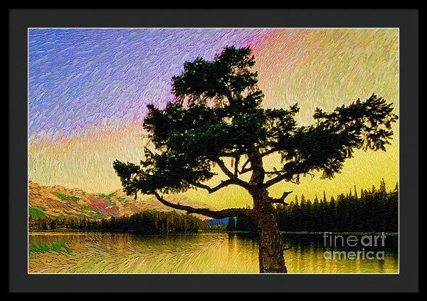 Framed Print - Abstract Landscape 0750