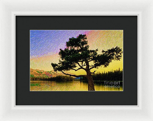 Framed Print - Abstract Landscape 0750