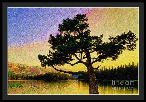 Framed Print - Abstract Landscape 0750