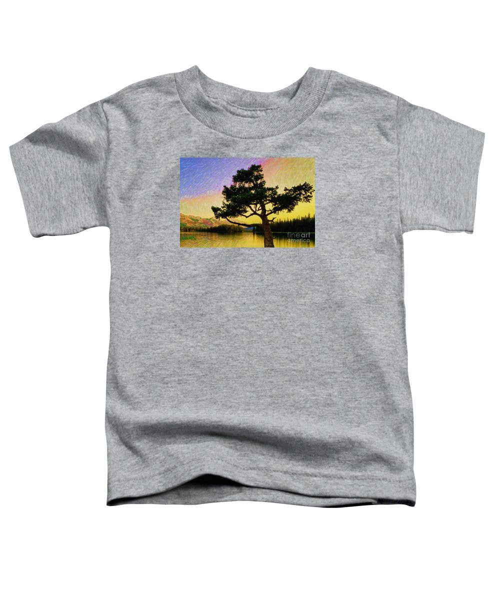 Toddler T-Shirt - Abstract Landscape 0750