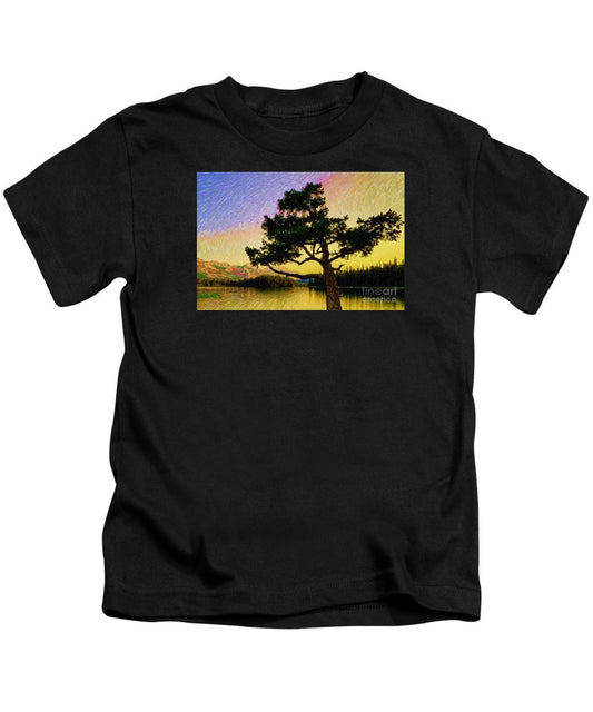 Kids T-Shirt - Abstract Landscape 0750