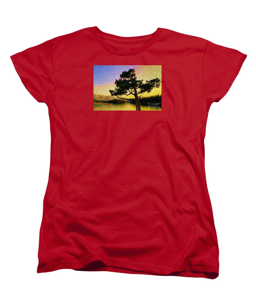 Women's T-Shirt (Standard Cut) - Abstract Landscape 0750