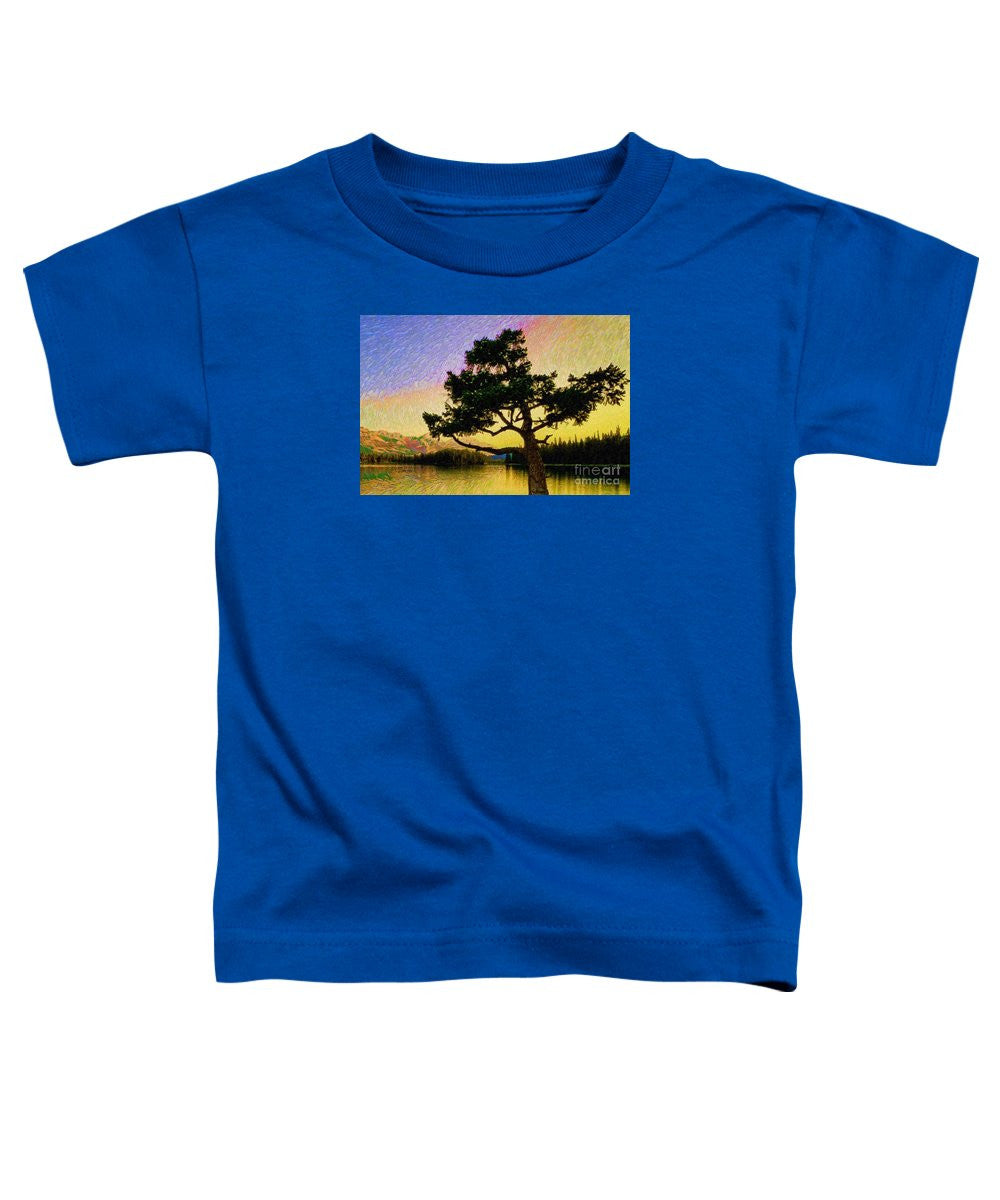 Toddler T-Shirt - Abstract Landscape 0750